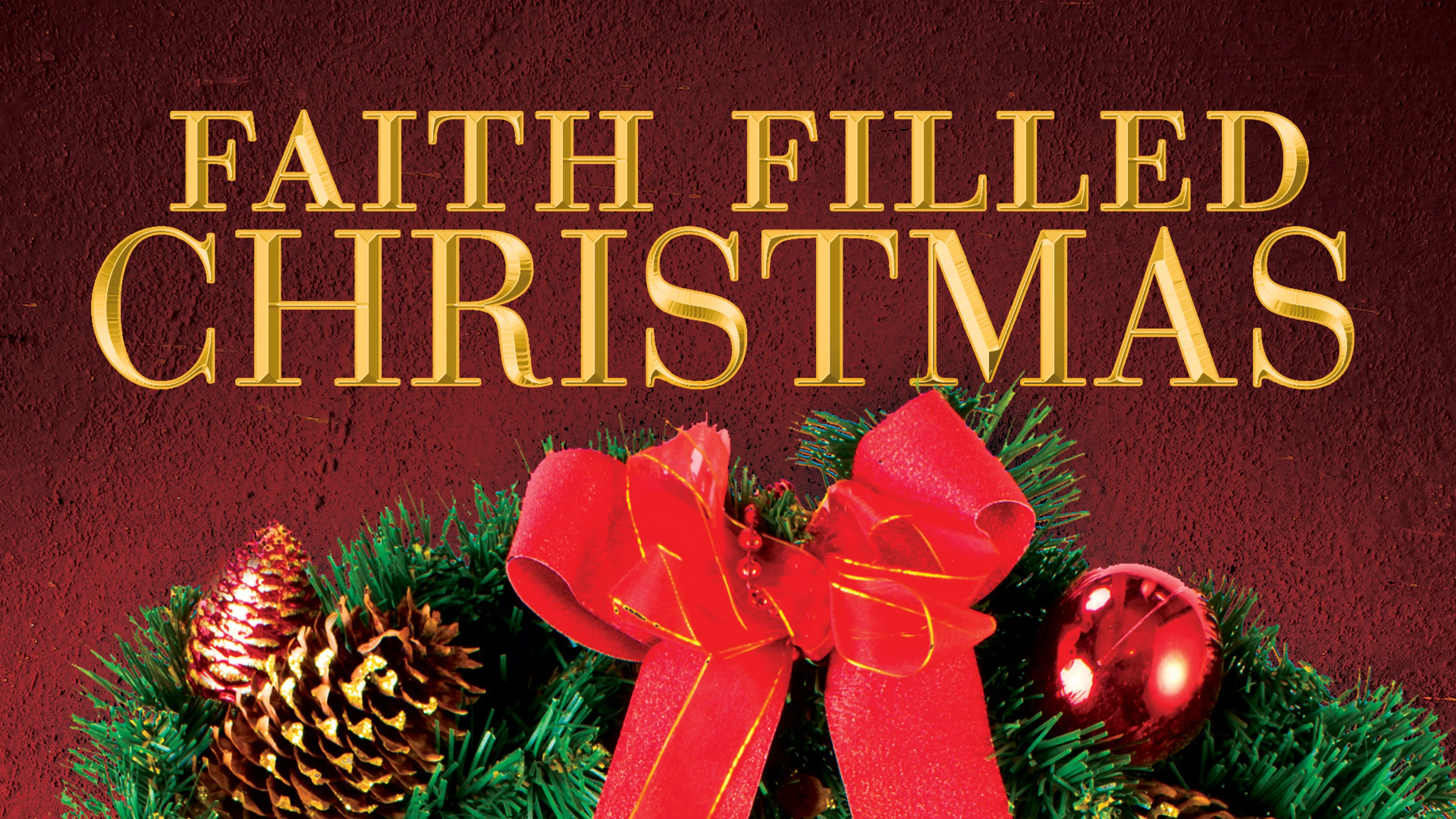 Faith Filled Christmas poster